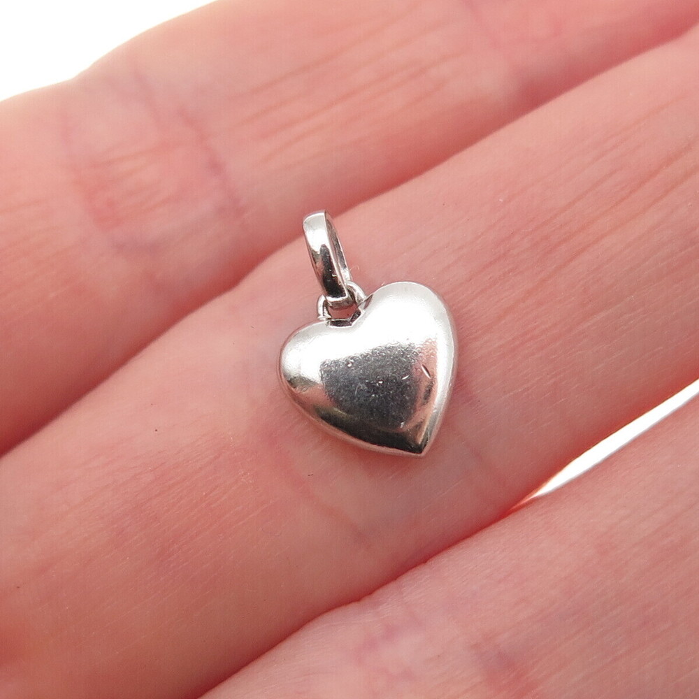 Sai 925 Sterling Silver Heart Mini Charm Pendant